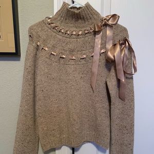 Valentino Sweater with Ribbon Accent